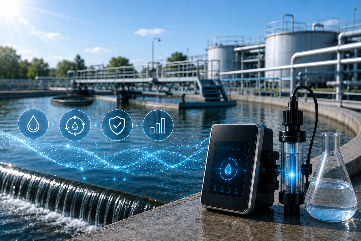 Polímeros en tratamiento de agua: eficiencia y control